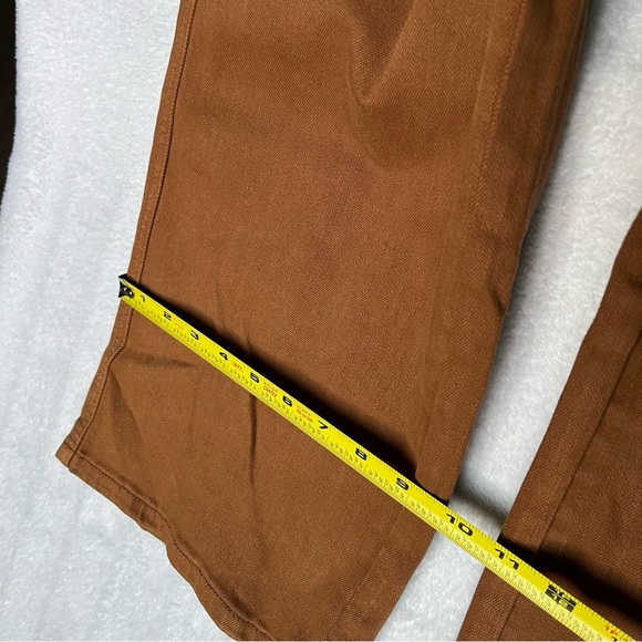 Judy Blue Jeans Women 13/31 Wide Leg Crop Garment Dyed Brown Denim High Rise NWT - Picture 6 of 11